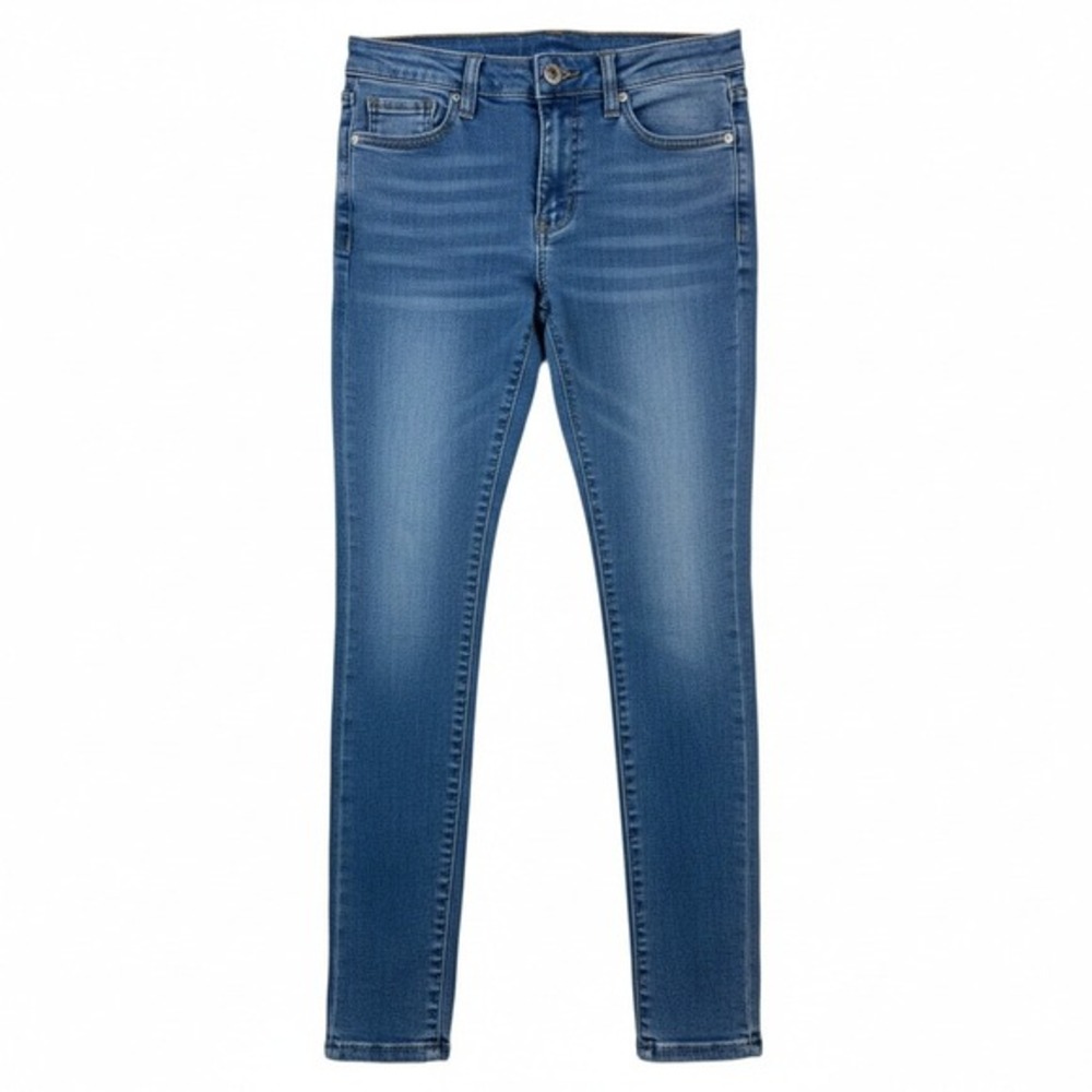 Shein Blue Denim Skinny Jeans Medium Wash 5-Pockets Casual Women's Size XS